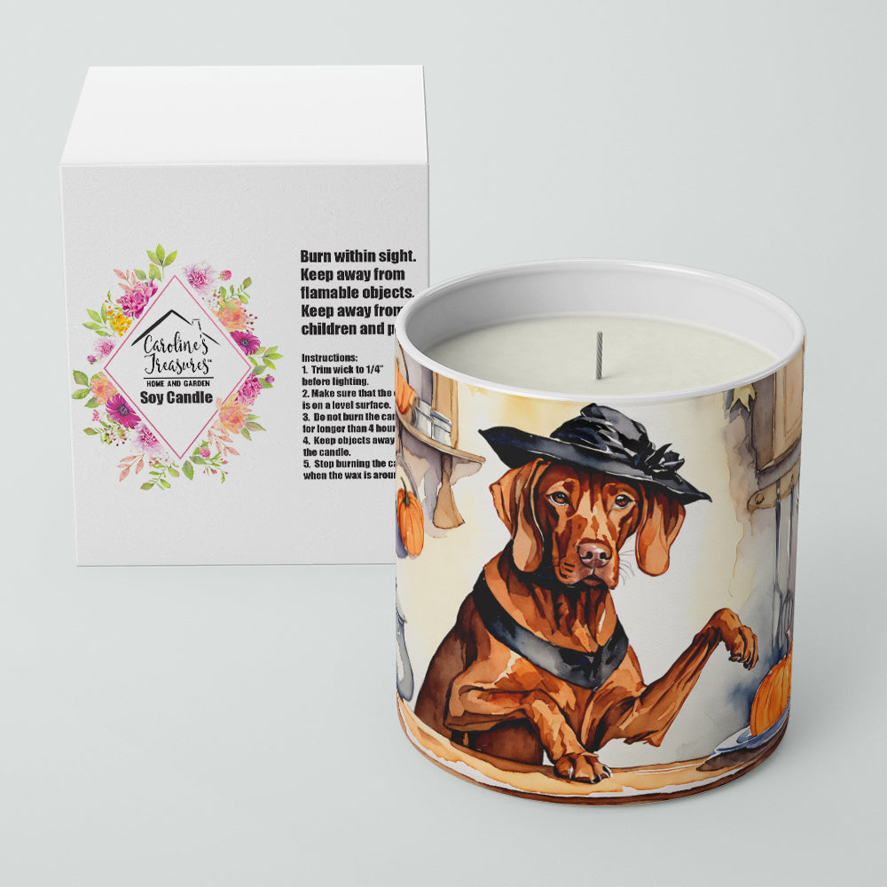Vizsla Fall Kitchen Pumpkins Decorative Soy Candle Nature Soy Wax Essential Oil Home Decor Ideal for Bedroom Kitchen Bath Office Gift, 10 oz