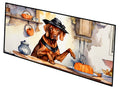 Vizsla Fall Kitchen Pumpkins Runner Mat 28x58 Front Door Mat Indoor Outdoor Rugs for Entryway Hallway Foyer Non Slip Washable Wide Doormat