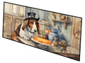 Basset Hound Fall Kitchen Pumpkins Runner Mat 28x58 Front Door Mat Indoor Outdoor Rugs for Entryway Hallway Foyer Non Slip Washable Wide Doormat