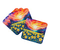 Colorful Daffodils Foam Coasters Set of 4 Cup Coasters for Indoor Outdoor, Tabletop Protection, Anti Slip, Mouse pad Material