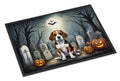 Beagle Spooky Halloween Doormat Indoor Outdoor 24H X 36W Front Door Mat Rugs for Entryway, Non Slip Washable Low Pile,