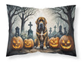 Bloodhound Spooky Halloween Standard Pillowcase Lightweight Super Soft Easy Care Decorative Artwork Pillowcase, Standard