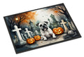 Boxer Spooky Halloween Doormat Indoor Outdoor 24H X 36W Front Door Mat Rugs for Entryway, Non Slip Washable Low Pile,