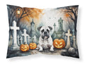 Boxer Spooky Halloween Standard Pillowcase Lightweight Super Soft Easy Care Decorative Artwork Pillowcase, Standard