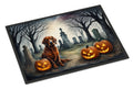 Irish Setter Spooky Halloween Doormat Indoor Outdoor 18H X 27W Front Door Mat Rugs for Entryway, Non Slip Washable