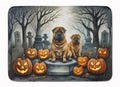 Shar Pei Spooky Halloween Memory Foam Kitchen Mat Machine Washable Anti-Fatigue Cushion Comfort Bath or Kitchen Rug