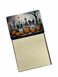 Papillon Spooky Halloween Watercolor Sticky Note Holder Refillable Dispenser Desk Accessory 3x3 Pad Gift