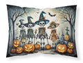 Calacas Skeletons Spooky Halloween Standard Pillowcase Lightweight Super Soft Easy Care Decorative Artwork Pillowcase, Standard