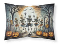Dancing Skeletons Spooky Halloween Standard Pillowcase Lightweight Super Soft Easy Care Decorative Artwork Pillowcase, Standard