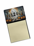 Dancing Skeletons Spooky Halloween Watercolor Sticky Note Holder Refillable Dispenser Desk Accessory 3x3 Pad Gift