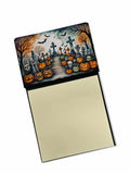Day of the Dead Spooky Halloween Watercolor Sticky Note Holder Refillable Dispenser Desk Accessory 3x3 Pad Gift
