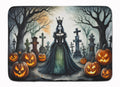 Evil Queen Spooky Halloween Memory Foam Kitchen Mat Machine Washable Anti-Fatigue Cushion Comfort Bath or Kitchen Rug