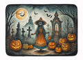 La Llorona Skeleton Spooky Halloween Memory Foam Kitchen Mat Machine Washable Anti-Fatigue Cushion Comfort Bath or Kitchen Rug