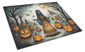 La Llorona Skeleton Spooky Halloween Cutting Board Tempered Glass Kitchen Cutting Surface, Heat Resistant Chopping, Non-Slip Feet, Food Prep & Serving