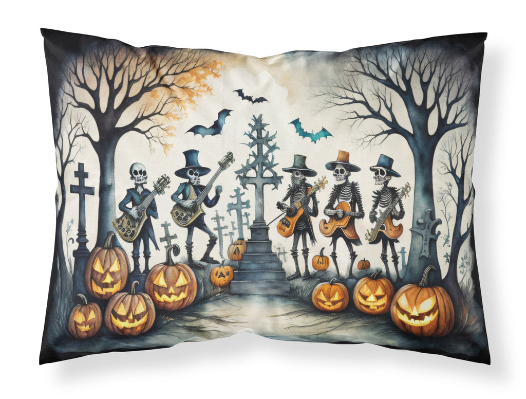 Mariachi Skeleton Band Spooky Halloween Standard Pillowcase Lightweight Super Soft Easy Care Decorative Artwork Pillowcase, Standard