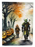 Orcs Spooky Halloween House Flag 28x40 Porch Sleeve Pole Decorative Outside Yard Banner Artwork Wall Hanging, Polyester