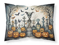Pet Cemetery Spooky Halloween Standard Pillowcase Lightweight Super Soft Easy Care Decorative Artwork Pillowcase, Standard
