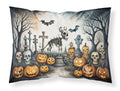 Pet Cemetery Spooky Halloween Standard Pillowcase Lightweight Super Soft Easy Care Decorative Artwork Pillowcase, Standard