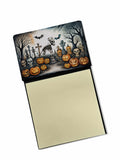 Pet Cemetery Spooky Halloween Watercolor Sticky Note Holder Refillable Dispenser Desk Accessory 3x3 Pad Gift
