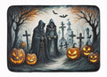 The Grim Reaper Spooky Halloween Memory Foam Kitchen Mat Machine Washable Anti-Fatigue Cushion Comfort Bath or Kitchen Rug