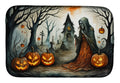 The Weeping Woman Spooky Halloween Dish Drying Mat Absorbent Dish Drying Mat Pad for Kitchen Counter Dish Drainer Mat for Countertop, 14 x 21", Multicolor