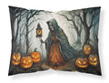The Weeping Woman Spooky Halloween Standard Pillowcase Lightweight Super Soft Easy Care Decorative Artwork Pillowcase, Standard