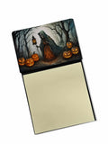 The Weeping Woman Spooky Halloween Watercolor Sticky Note Holder Refillable Dispenser Desk Accessory 3x3 Pad Gift