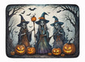 Witches Spooky Halloween Memory Foam Kitchen Mat Machine Washable Anti-Fatigue Cushion Comfort Bath or Kitchen Rug