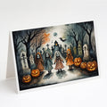 Creepy Dolls Spooky Halloween Greeting Cards Pack of 8 Blank Cards with Envelopes Whimsical A7 Size 5x7