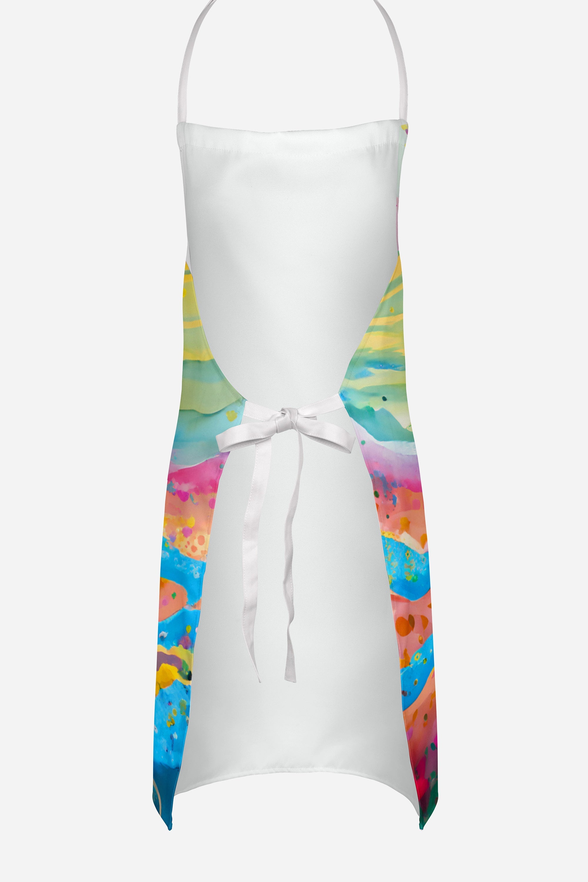 Boston Terrier Hippie Dawg Apron Cooking Kitchen Server Baking Crafts Gardening for Adult Women Men, Unisex, Large, Multicolor