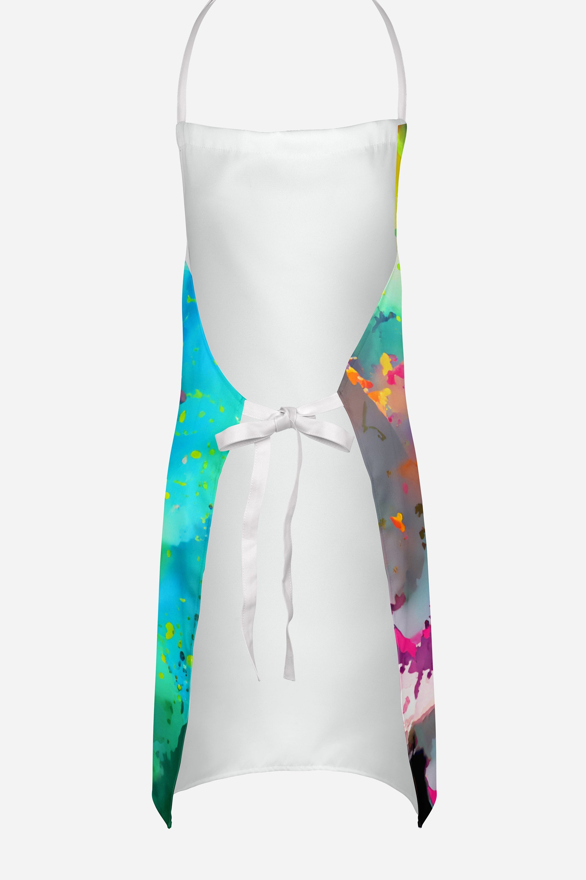 Boston Terrier Hippie Dawg Apron Cooking Kitchen Server Baking Crafts Gardening for Adult Women Men, Unisex, Large, Multicolor