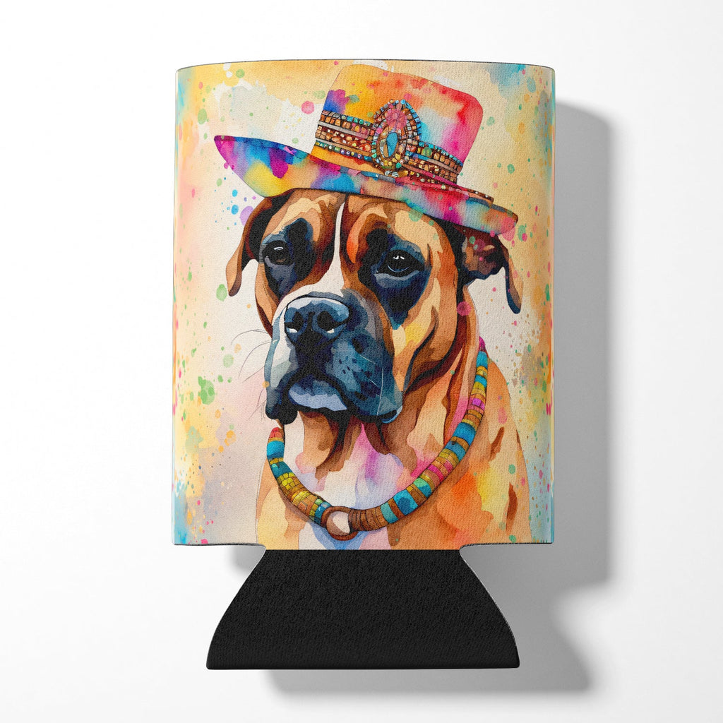 Boxer Hippie Dawg Can or Bottle Hugger Cooler Sleeve for Standard 12 oz Cans, Insulated Foam Beer & Soda Can Hugger Reusable