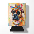 Boxer Hippie Dawg Can or Bottle Hugger Cooler Sleeve for Standard 12 oz Cans, Insulated Foam Beer & Soda Can Hugger Reusable