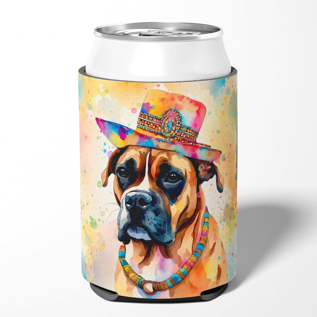 Boxer Hippie Dawg Can or Bottle Hugger Cooler Sleeve for Standard 12 oz Cans, Insulated Foam Beer & Soda Can Hugger Reusable