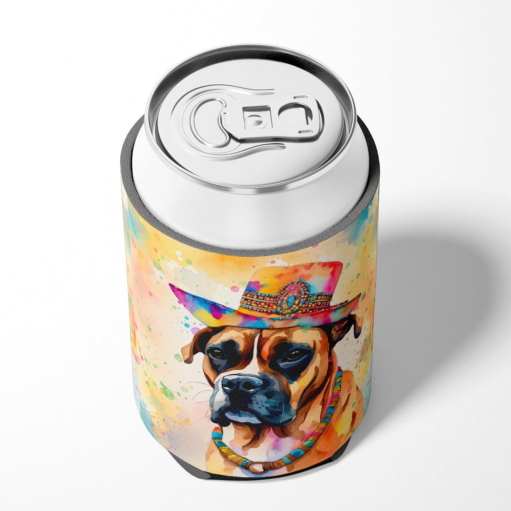 Boxer Hippie Dawg Can or Bottle Hugger Cooler Sleeve for Standard 12 oz Cans, Insulated Foam Beer & Soda Can Hugger Reusable