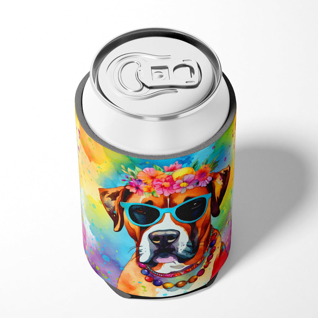 Boxer Hippie Dawg Can or Bottle Hugger Cooler Sleeve for Standard 12 oz Cans, Insulated Foam Beer & Soda Can Hugger Reusable