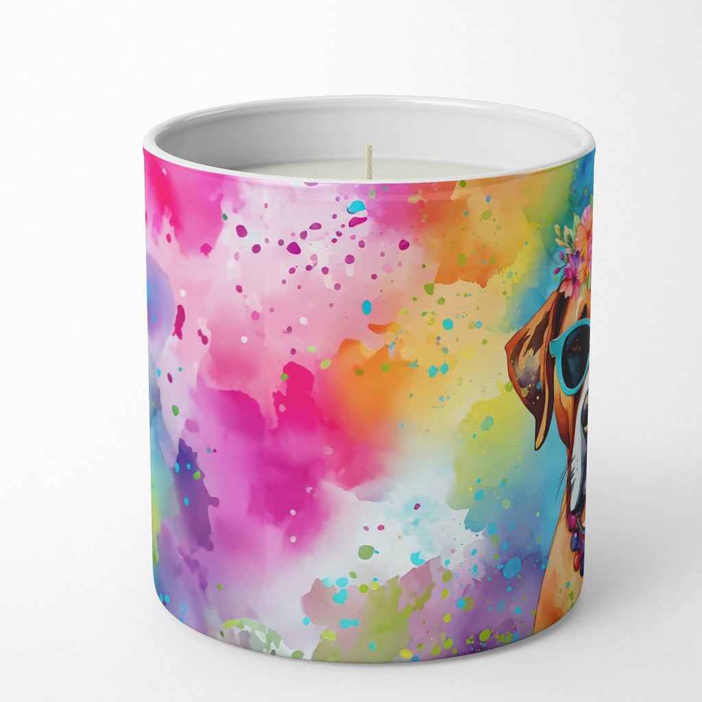 Boxer Hippie Dawg Decorative Soy Candle Nature Soy Wax Essential Oil Home Decor Ideal for Bedroom Kitchen Bath Office Gift, 10 oz