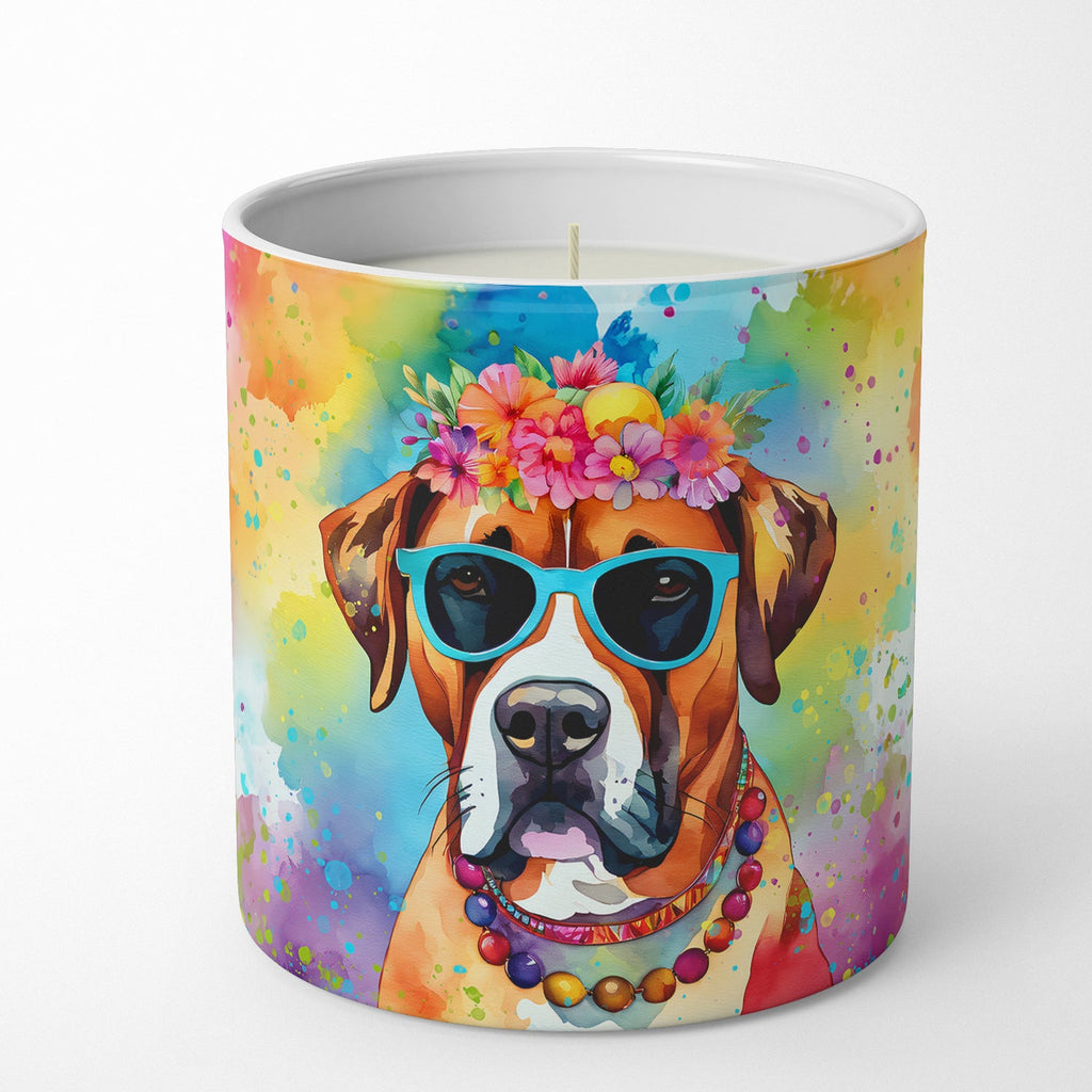 Boxer Hippie Dawg Decorative Soy Candle Nature Soy Wax Essential Oil Home Decor Ideal for Bedroom Kitchen Bath Office Gift, 10 oz