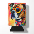 Boxer Hippie Dawg Can or Bottle Hugger Cooler Sleeve for Standard 12 oz Cans, Insulated Foam Beer & Soda Can Hugger Reusable