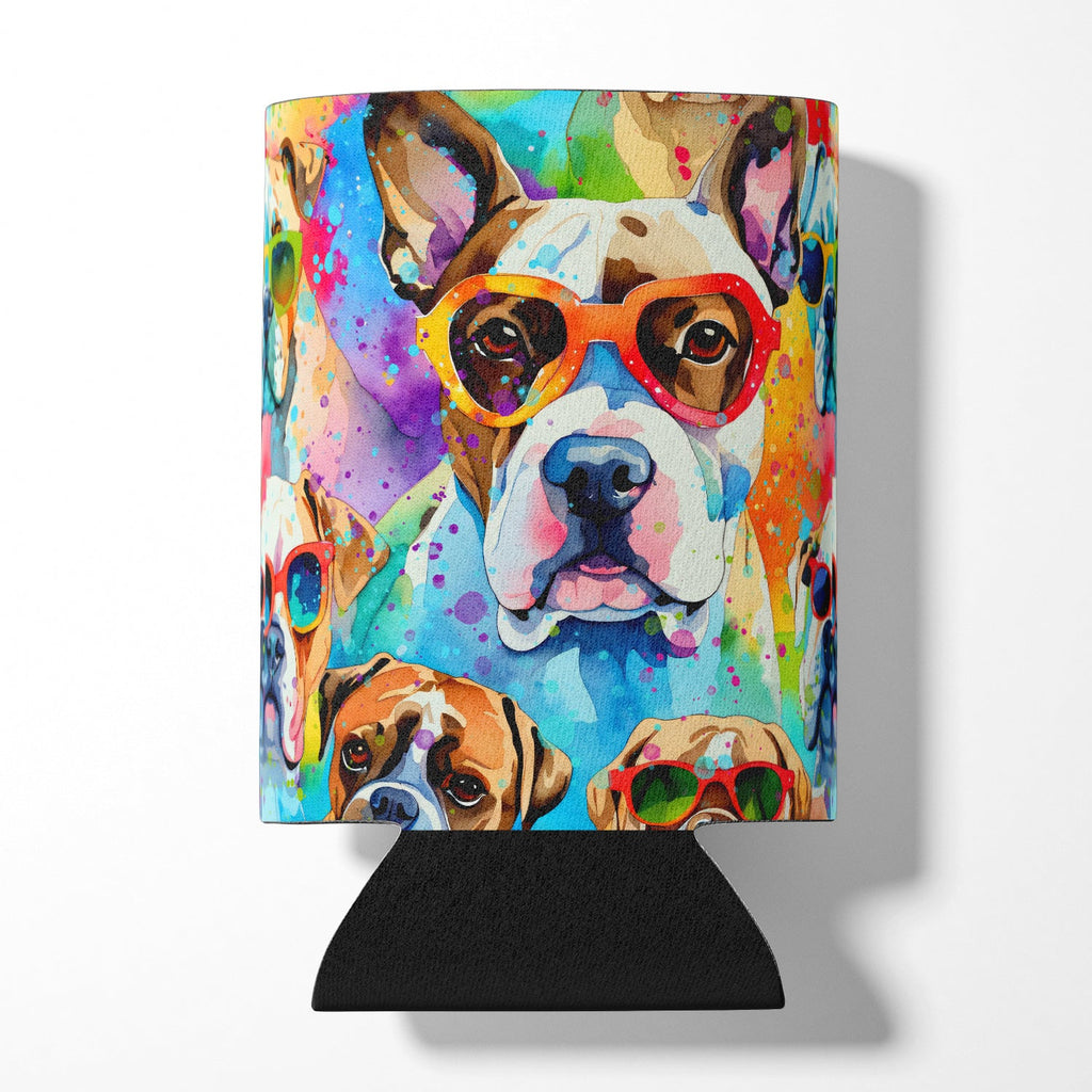 Boxer Hippie Dawg Can or Bottle Hugger Cooler Sleeve for Standard 12 oz Cans, Insulated Foam Beer & Soda Can Hugger Reusable