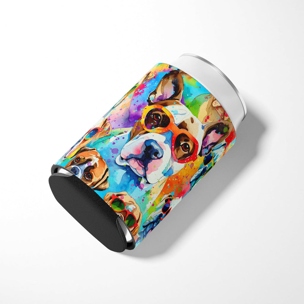 Boxer Hippie Dawg Can or Bottle Hugger Cooler Sleeve for Standard 12 oz Cans, Insulated Foam Beer & Soda Can Hugger Reusable