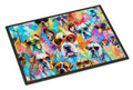 Boxer Hippie Dawg Doormat Indoor Outdoor 24H X 36W Front Door Mat Rugs for Entryway, Non Slip Washable Low Pile,