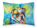 English Bulldog Hippie Dawg Standard Pillowcase Lightweight Super Soft Easy Care Decorative Artwork Pillowcase, Standard