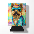 Cairn Terrier Hippie Dawg Can or Bottle Hugger Cooler Sleeve for Standard 12 oz Cans, Insulated Foam Beer & Soda Can Hugger Reusable