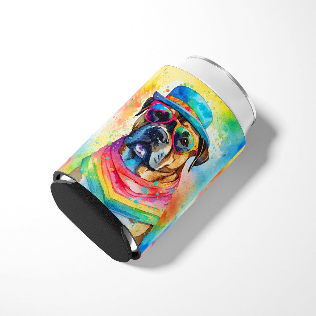 Cane Corso Hippie Dawg Can or Bottle Hugger Cooler Sleeve for Standard 12 oz Cans, Insulated Foam Beer & Soda Can Hugger Reusable