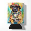 Cane Corso Hippie Dawg Can or Bottle Hugger Cooler Sleeve for Standard 12 oz Cans, Insulated Foam Beer & Soda Can Hugger Reusable