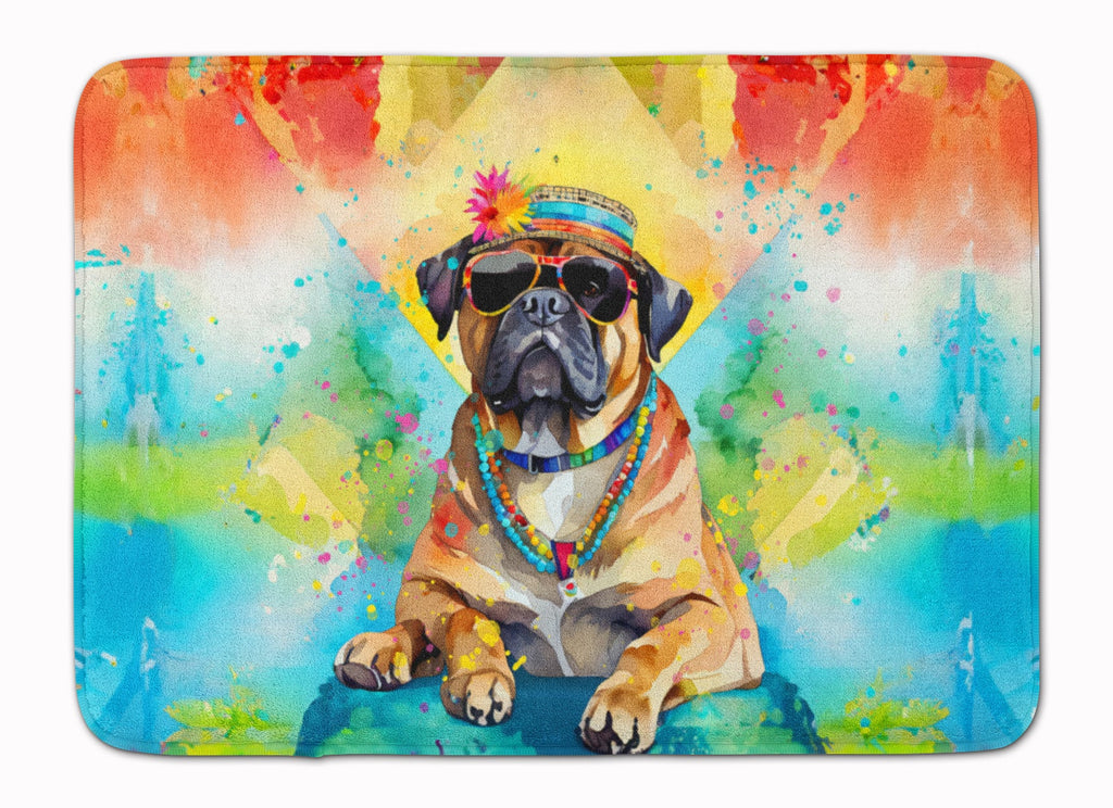 Cane Corso Hippie Dawg Memory Foam Kitchen Mat Machine Washable Anti-Fatigue Cushion Comfort Bath or Kitchen Rug
