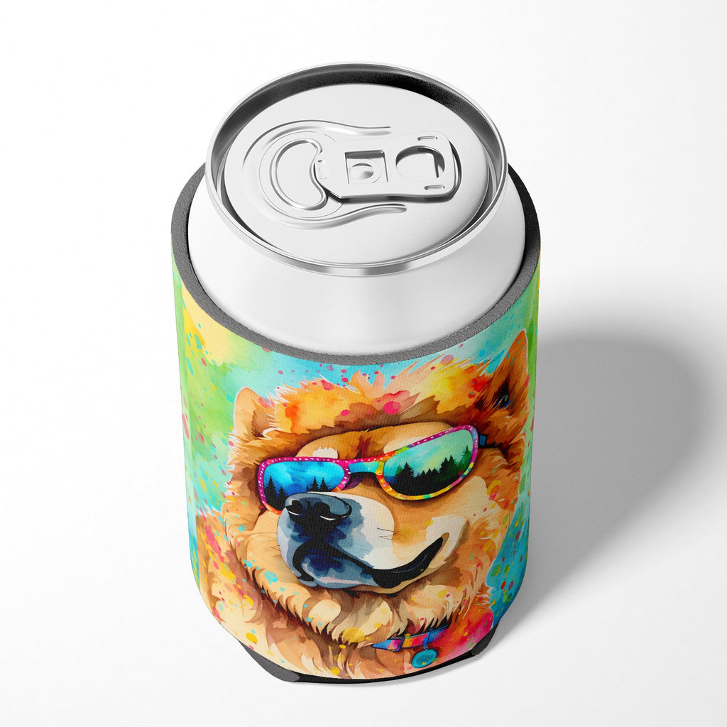 Chow Chow Hippie Dawg Can or Bottle Hugger Cooler Sleeve for Standard 12 oz Cans, Insulated Foam Beer & Soda Can Hugger Reusable