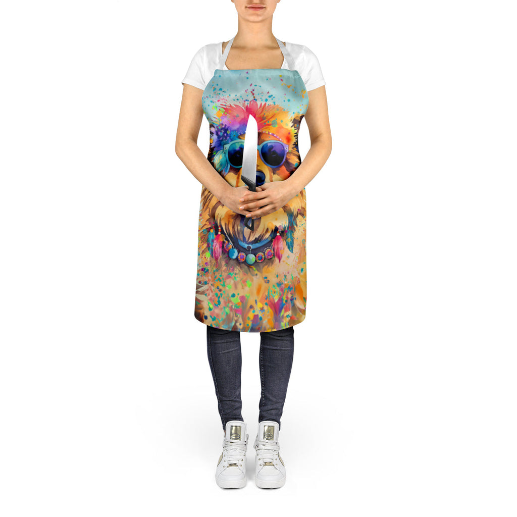 Chow Chow Hippie Dawg Apron Cooking Kitchen Server Baking Crafts Gardening for Adult Women Men, Unisex, Large, Multicolor
