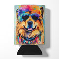 Chow Chow Hippie Dawg Can or Bottle Hugger Cooler Sleeve for Standard 12 oz Cans, Insulated Foam Beer & Soda Can Hugger Reusable